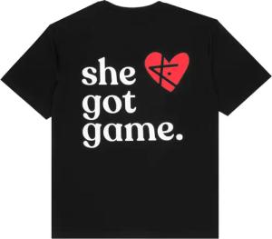Kickz She Got Game Atiga T-shirt Schwarz
