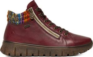 Rieker Schnürschuhe N1305-35 Dunkelrot
