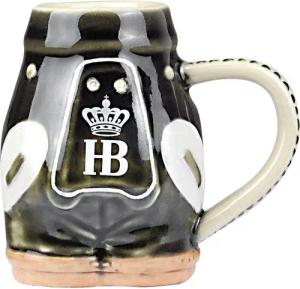 Hofbräuhaus München Schnapsglas Stamperl "Lederhose" /