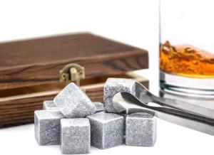PRECORN Whiskyglas 9 Whisky-Steine Premium Geschenk