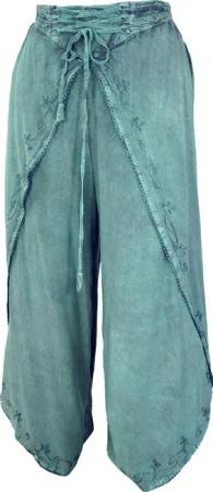 Guru-Shop Relaxhose Palazzohose, Boho Hosenrock, Orienthose,..