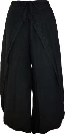Guru-Shop Relaxhose Palazzohose, Boho Hosenrock, Orienthose,..