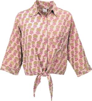 Guru-Shop Longbluse Boho Blusentop mit African