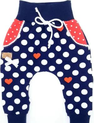 Land-Juwelen Pumphose HERZEN PUNKTE NAVY Pumphose