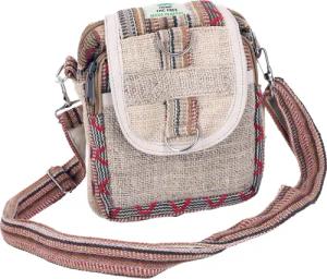 Guru-Shop Schultertasche Kleine Hanf Schultertasche, KameraTasche,