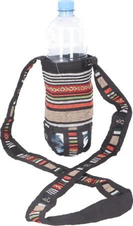 Guru-Shop Schultertasche Wasserflaschen Tasche, Flaschenhalter Ethno