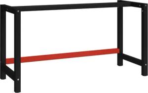 vidaXL Tischbein Werkbankgestell Metall 150x57x79 cm