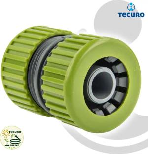 bevo Schlauchverbinder Schlauchkupplung Schlauchverbinder PVC-U Grau/Grün