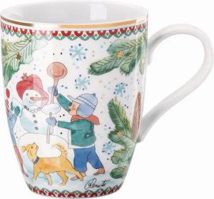 Hutschenreuther Christbaumschmuck Weihnachtsspiele, Becher mit Henkel