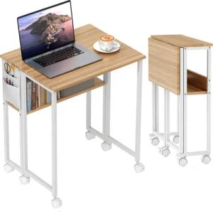 HOMCOM Schreibtisch Klappbar Klein 63 cm,