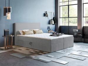 Godre Boxspringbett 180x180 cm - mit