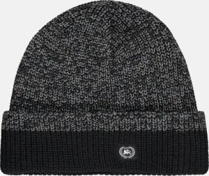 Strickmütze in Melange-Twistoptik - Black
