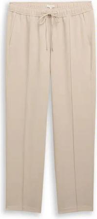 TOM TAILOR Damen Loose Straight Hose, grau, Uni, Gr. 44/30