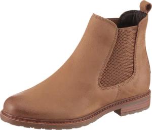 Tamaris Chelseaboots, Blockabsatz, Stiefelette, Businesschuh, Schlupfboots, Anziehlasche