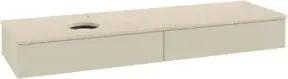 V&B Waschtischunterschrank ohne Frontstruktur -Beleuchtung Antao 160x50cm, HL, WBP botti., si Gr m Lac