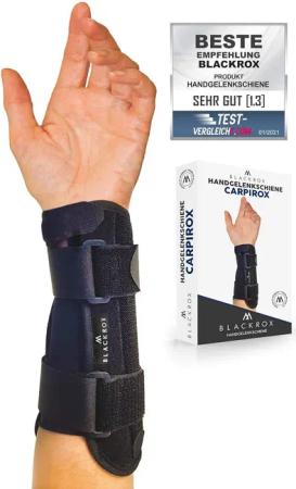 BLACKROX Handgelenkbandage [Vergleichssieger 2024] CARPIROX, Gr.