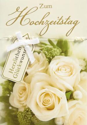 Perleberg Grußkarten Hochzeitstag Glückwunschkarte im Format