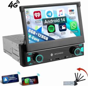 ESSGOO 8Kern 1DIN Android 14 Carplay