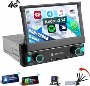 ESSGOO 8Kern 1DIN Android 14 Carplay
