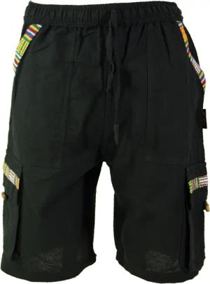 Guru-Shop Relaxhose Ethno Yogashorts im Goastyle