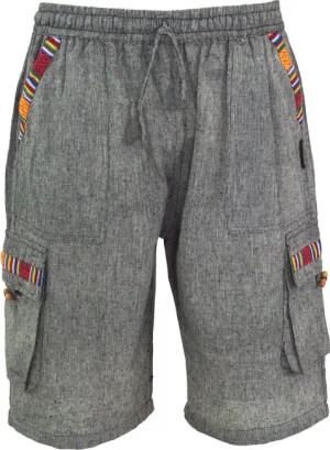 Guru-Shop Relaxhose Ethno Yogashorts im Goastyle