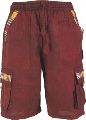 Guru-Shop Relaxhose Ethno Yogashorts im Goastyle