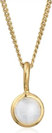Elli Premium Kette mit Anhänger Solitär