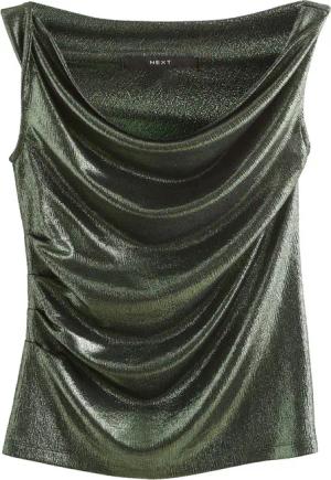 Next Blusentop Trägertop mit glitzerndem Wasserfallausschnitt