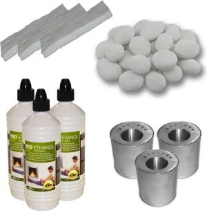 HEKERS Bioethanol Set mit oder ohne