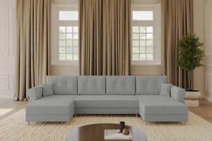 ALTDECOR Wohnlandschaft APOL-U, Couch mit Schlaffunktion,