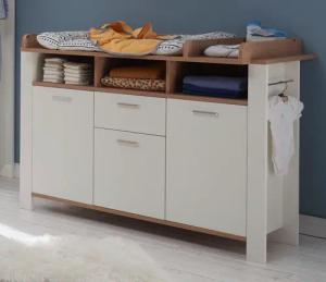 Mäusbacher Wickelkommode "Adele", bis 58 kg, umbaufähig zur Kommode, 129 cm