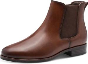 Tamaris Chelseaboots, Blockabsatz, Basic, Stiefelette mit Antik Finish