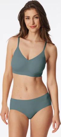 Bustier Mikrofaser herausnehmbare Pads mineral - Invisible Soft 44