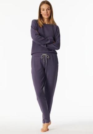 Hose lang Interlock Bündchen indigo - Mix+Relax 38