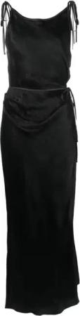 Acne Studios - Floor-Length Black Dress - Größe 38 - schwarz