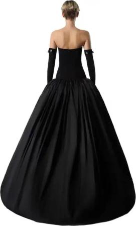Coperni - Stretch Jersey Princess Bustier Dress - Größe 36 - schwarz