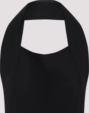 CARVEN - Halter Neck Evening Dress With Flattering Silhouet - Größe 34 - schwarz