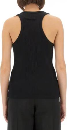 Jean Paul Gaultier - Tank Top With Piercing - Größe L - schwarz