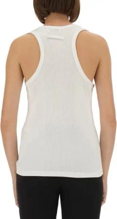Jean Paul Gaultier - Slim Fit Ribbed Tank Top - Größe XS - weiß