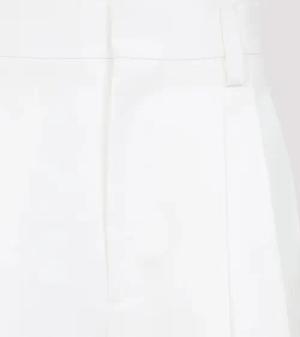 CARVEN - High-Waisted Wide-Leg Trousers In Flattering Nude - Größe 36 - weiß