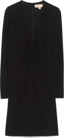 Michael Kors - Long Sleeve Mini Dress - Größe L - schwarz