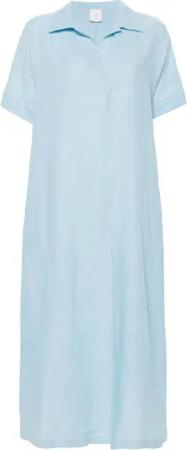Eleventy - Relaxed Maxi Dress With Side Slits - Größe 40 - blau