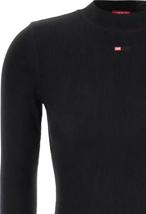 Diesel - D-Mokky-Ls-Microdiv' Dress - Größe M - schwarz