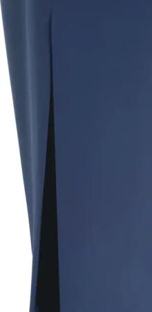 Elisabetta Franchi - Evening Dress With Rhinestone Applique - Größe 44 - blau