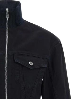 Jean Paul Gaultier - 'The Slit Denim' Jacket - Größe S - schwarz