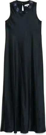 Antonelli - Maxi Dress In Acetate-Silk Blend - Größe 40 - schwarz