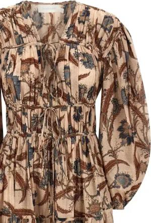 Zimmermann - Ascension Tie Billow Maxi' Dress - Größe 2 - beige