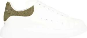 Alexander McQueen Low-Top Sneaker - Crocodile Oversized Sneakers - Gr. 47 - in Weiß - für Damen