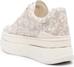 Michael Kors Low-Top Sneaker - Hayes Lace Up - Gr. 9_5 - in Beige - für Damen
