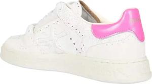 Premiata Low-Top Sneaker - Leather Sneakers With Textured Upper - Gr. 36 (EU) - in Weiß - für Damen